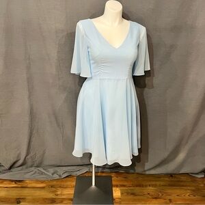 JJs House Light Blue Midi Dress